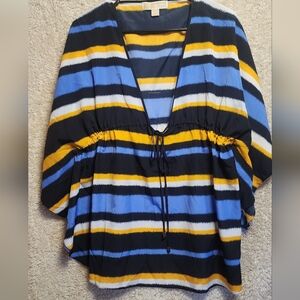 Colorful Striped Tunic Top